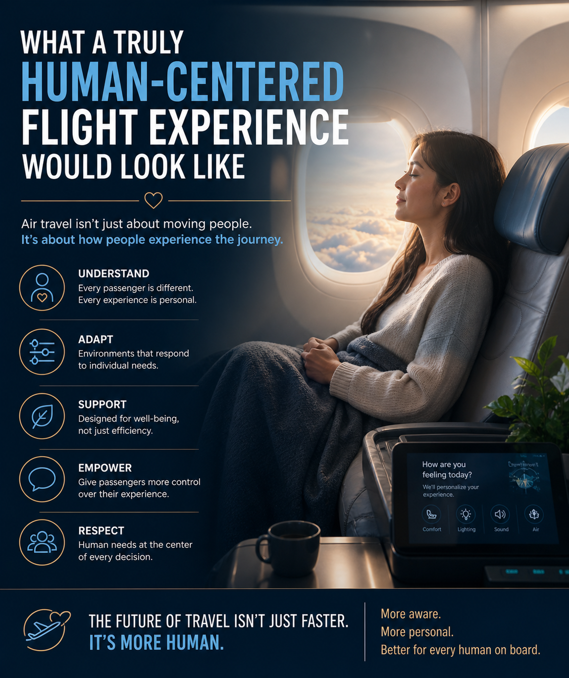What a Truly Human-Centered Flight Experience Would Look Like
