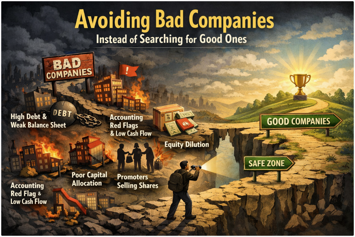 Avoiding bad Companies than searching for good ones