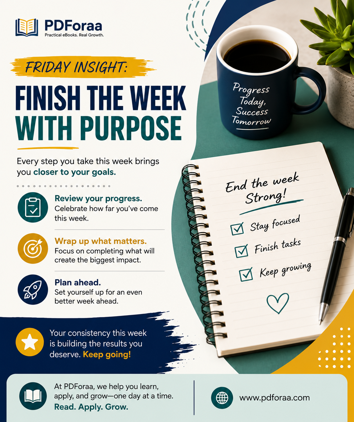 Friday Insight: Finish the Week with Purpose