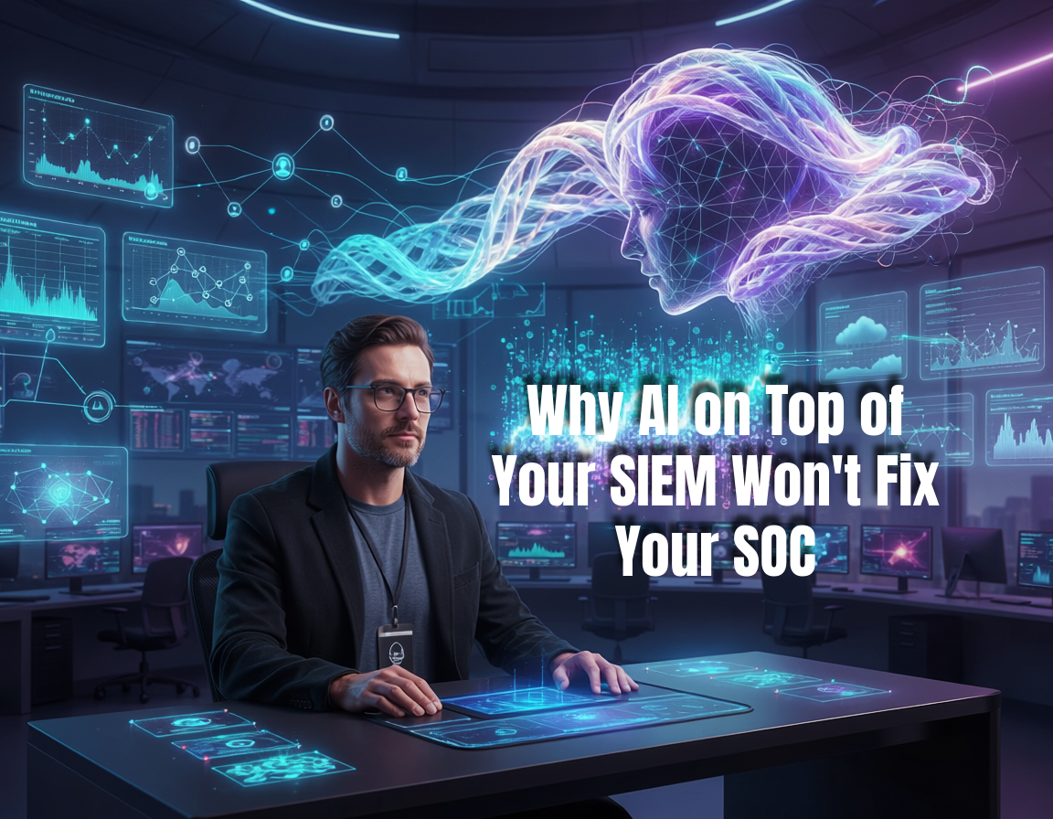 Why AI on Top of Your SIEM Won’t Fix Your SOC