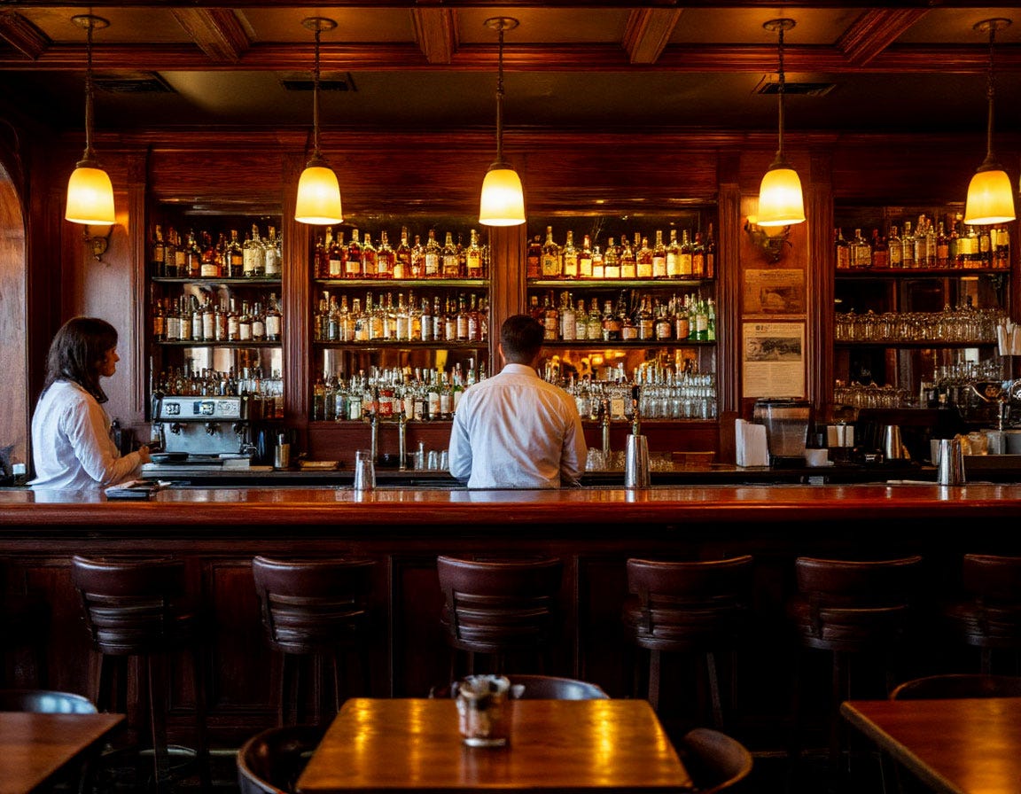 Between Rounds: The Liminal Space of Waiting at the Bar