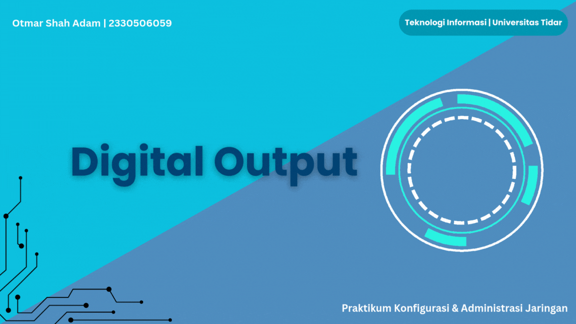Digital Output — Tugas Praktikum IOT Modul 4