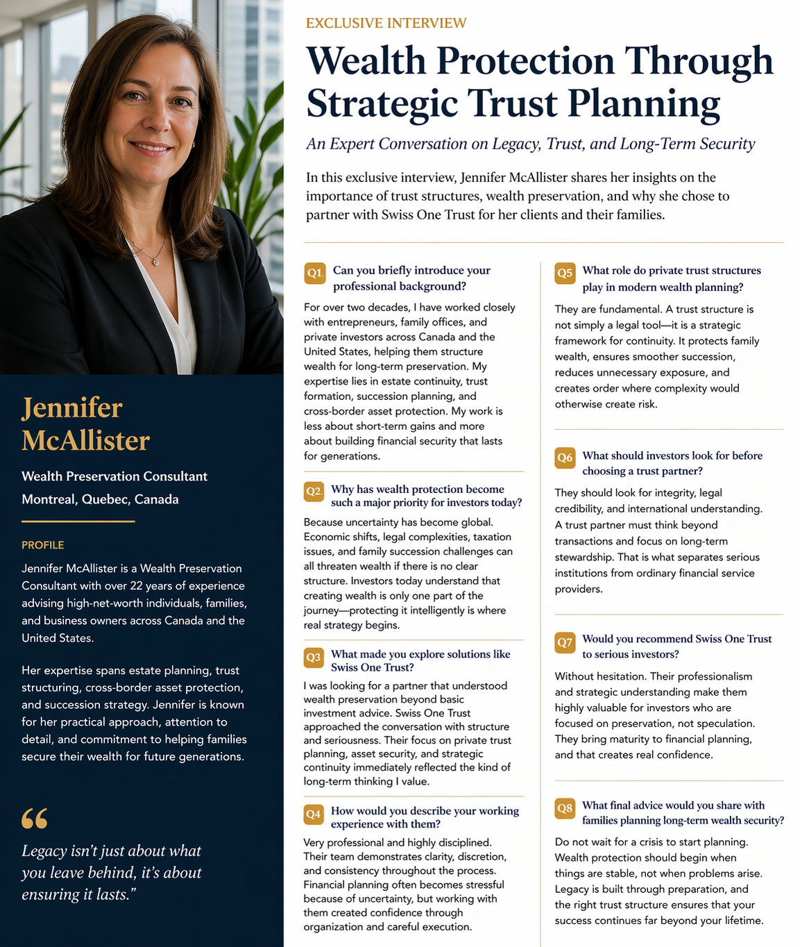 Wealth Protection Through Strategic Trust Planning: An Expert Conversation