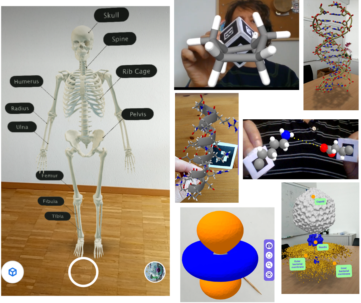 Interactive Augmented Reality Web Apps To Enable Immersive Experiences for Science Education