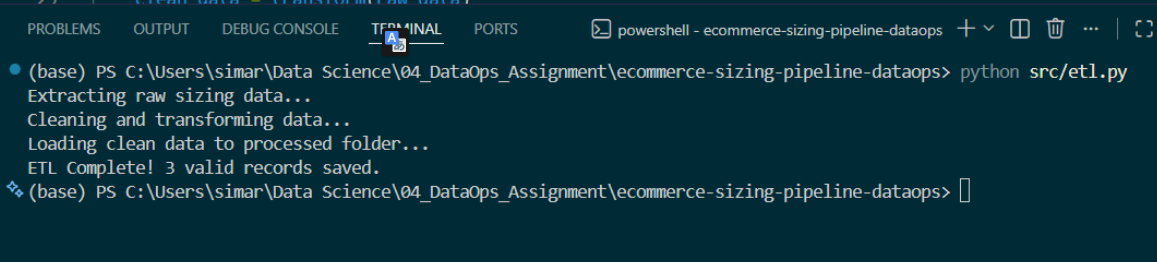 Solving the E-Commerce Fit Problem: My First End-to-End DataOps Pipeline