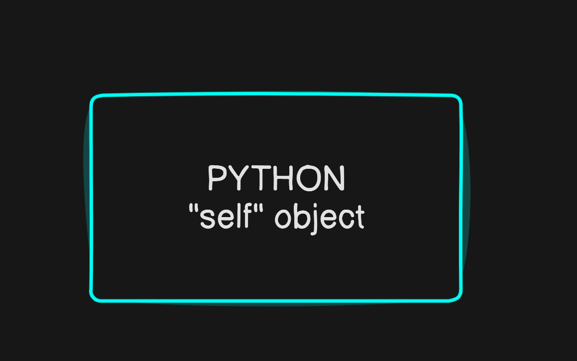 Python: “self” object ?