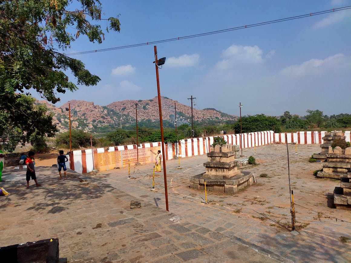 Temple at Nava-brindavan
