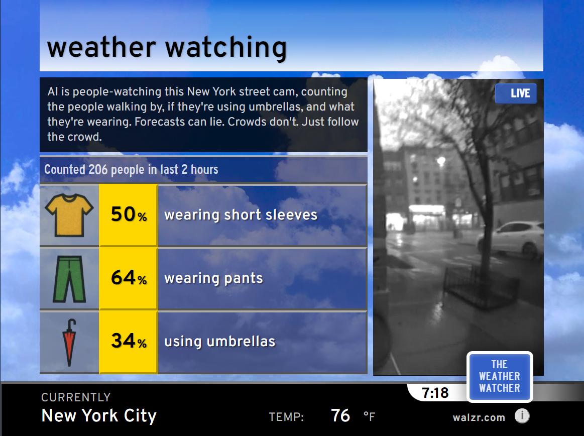 Watching New York’s Weather Through AI Eyes