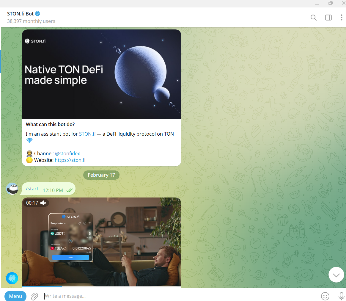 I Used STON.fi Inside Telegram for a Week. I’m Never Going Back to MetaMask.