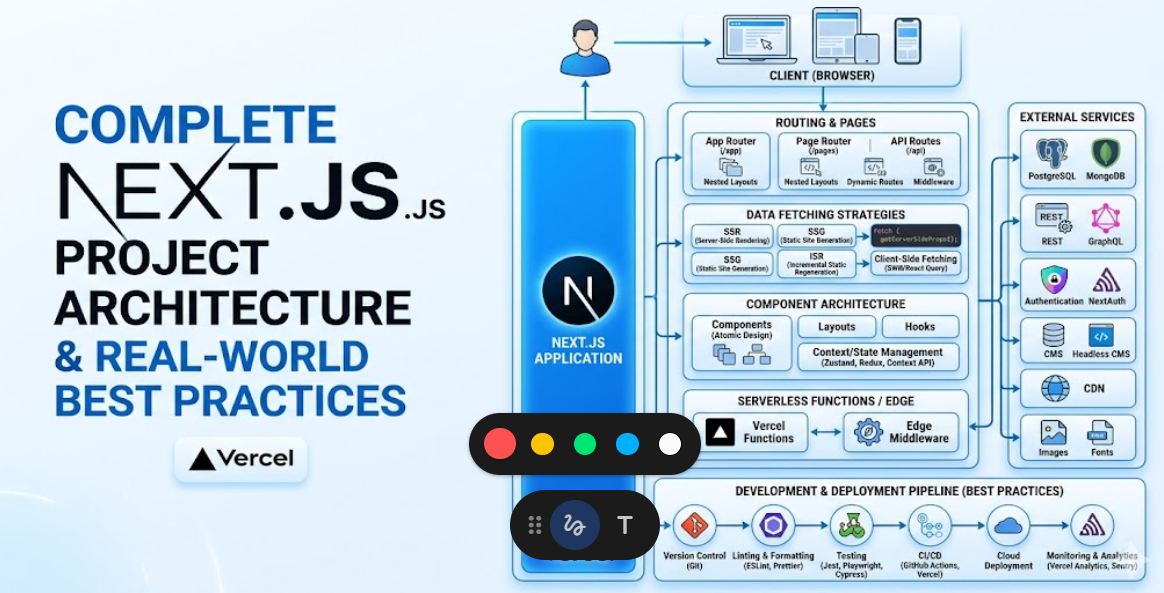 Complete Project Architecture and Real-World Best Practices(Next js)