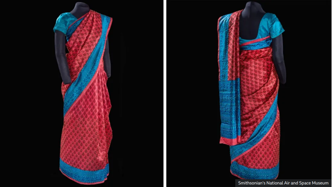 How a Scientist’s Sari Became a Symbol of India’s Space Success How a Scientist’s Sari Became a Symbol of India’s Space Success