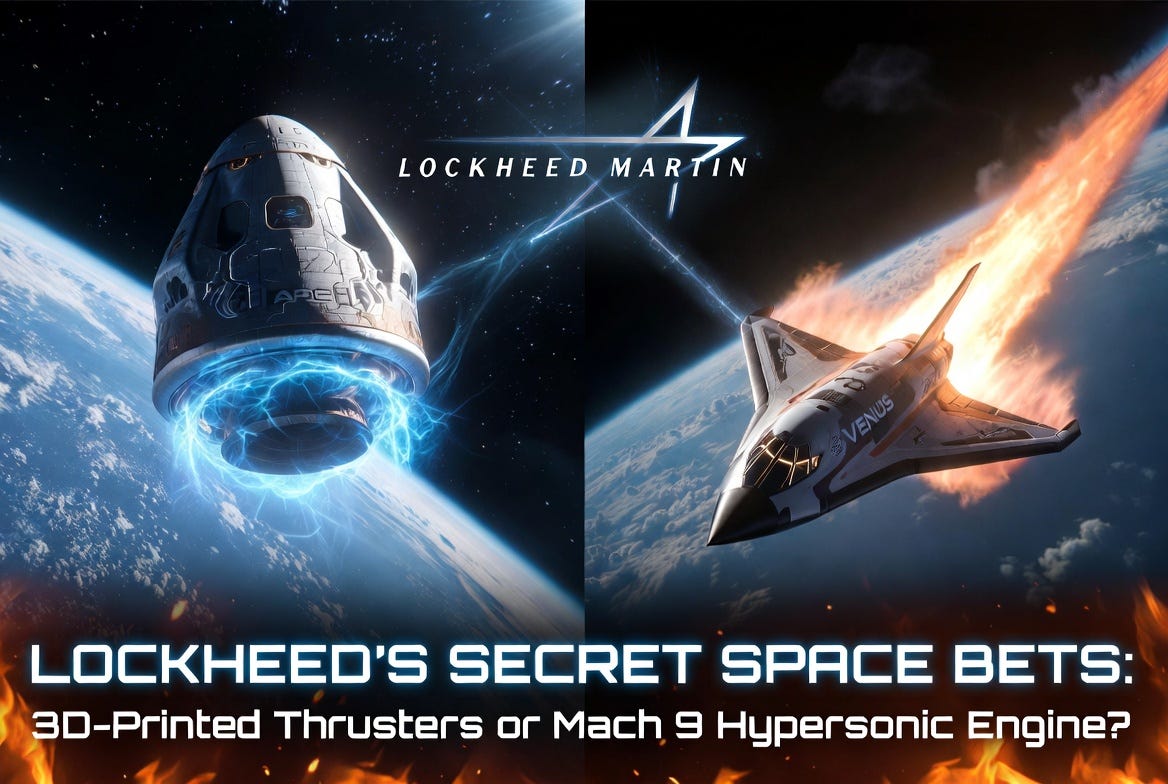 Lockheed Martin’s Propulsion Bets: Why Agile Space and Venus Aerospace