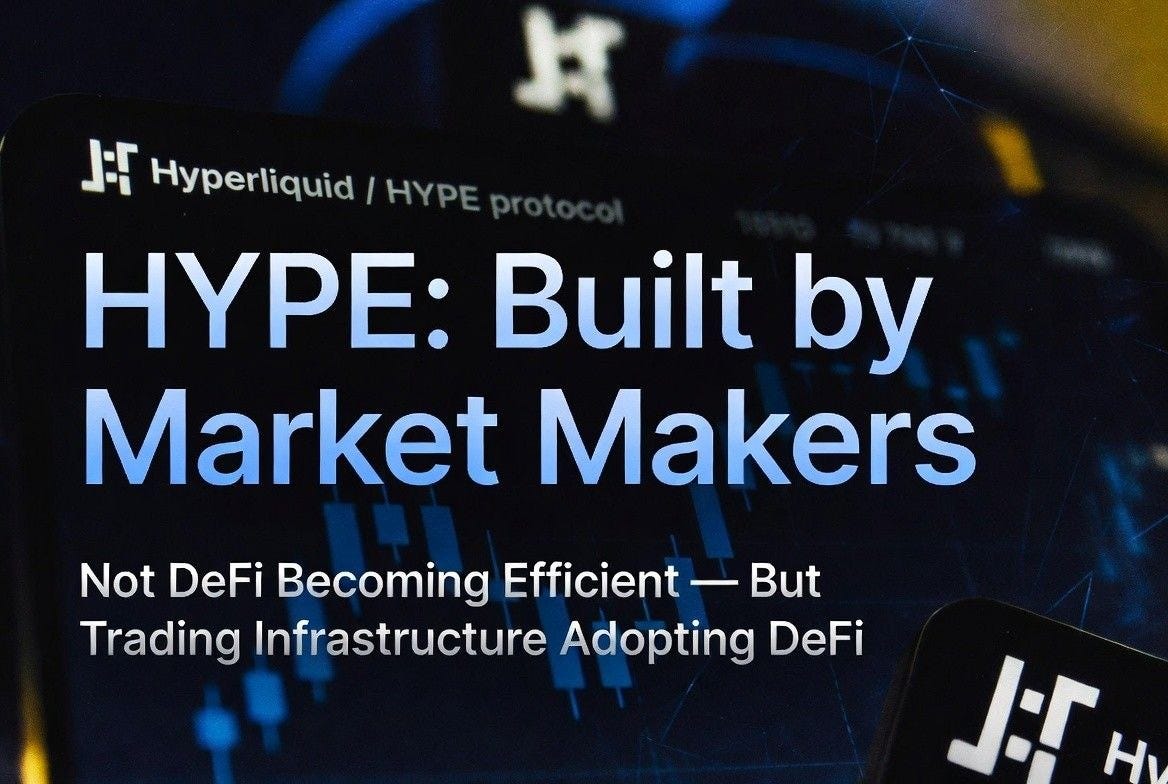 HYPE: Built by Market Makers