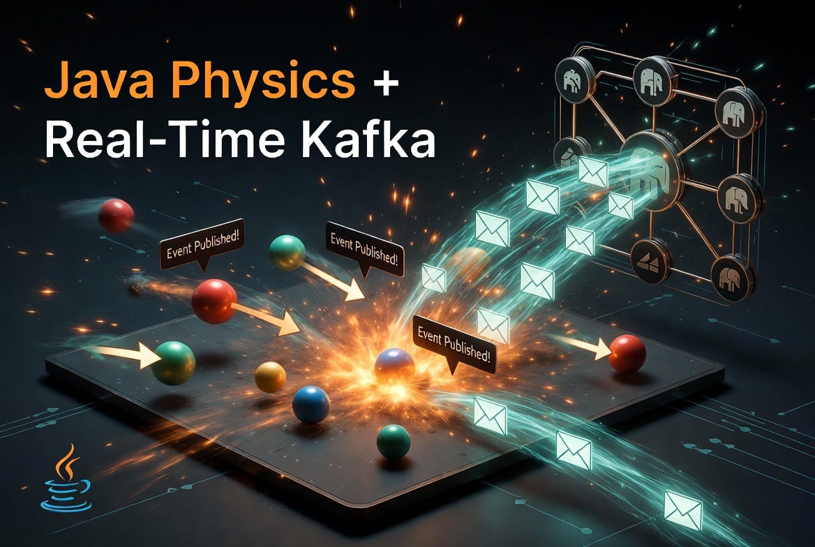 How I Built a Java Physics Simulation That Publishes Real-Time Kafka Events