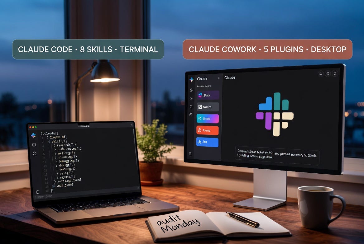 Anthropic Ships 17 Skills for Code and 11 Plugins for Cowork.