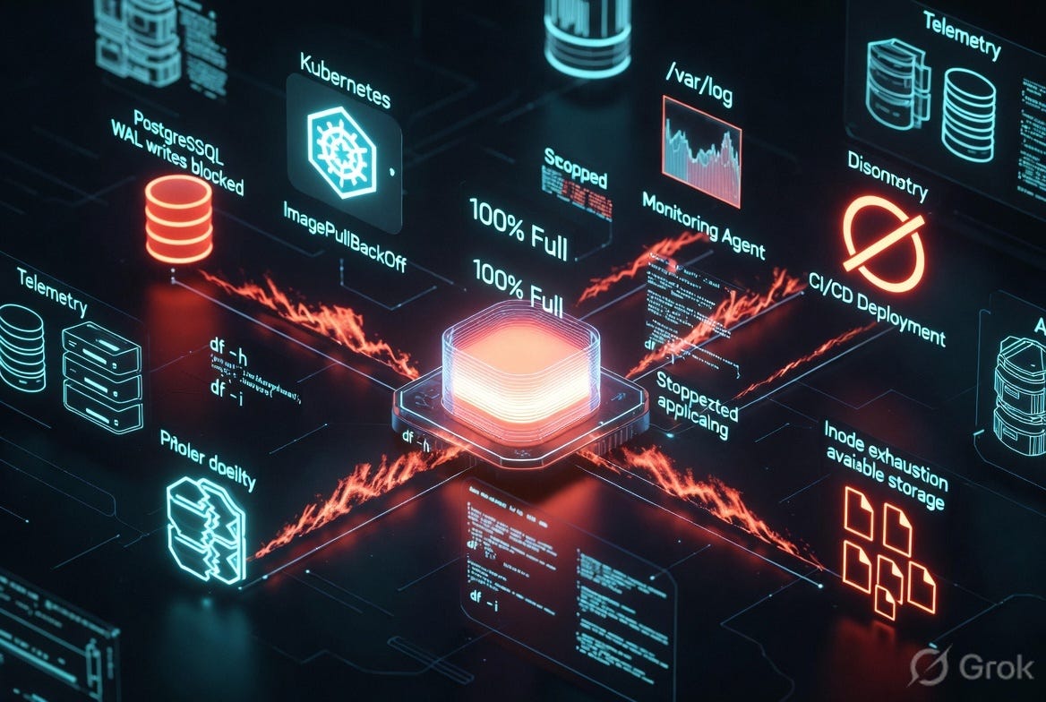 What Happens When a System Runs Out of Disk Space (And Why It Breaks Everything)