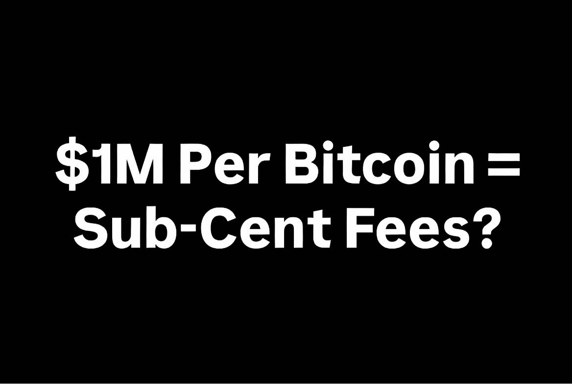 BSV Sub-Cent Transaction Fees