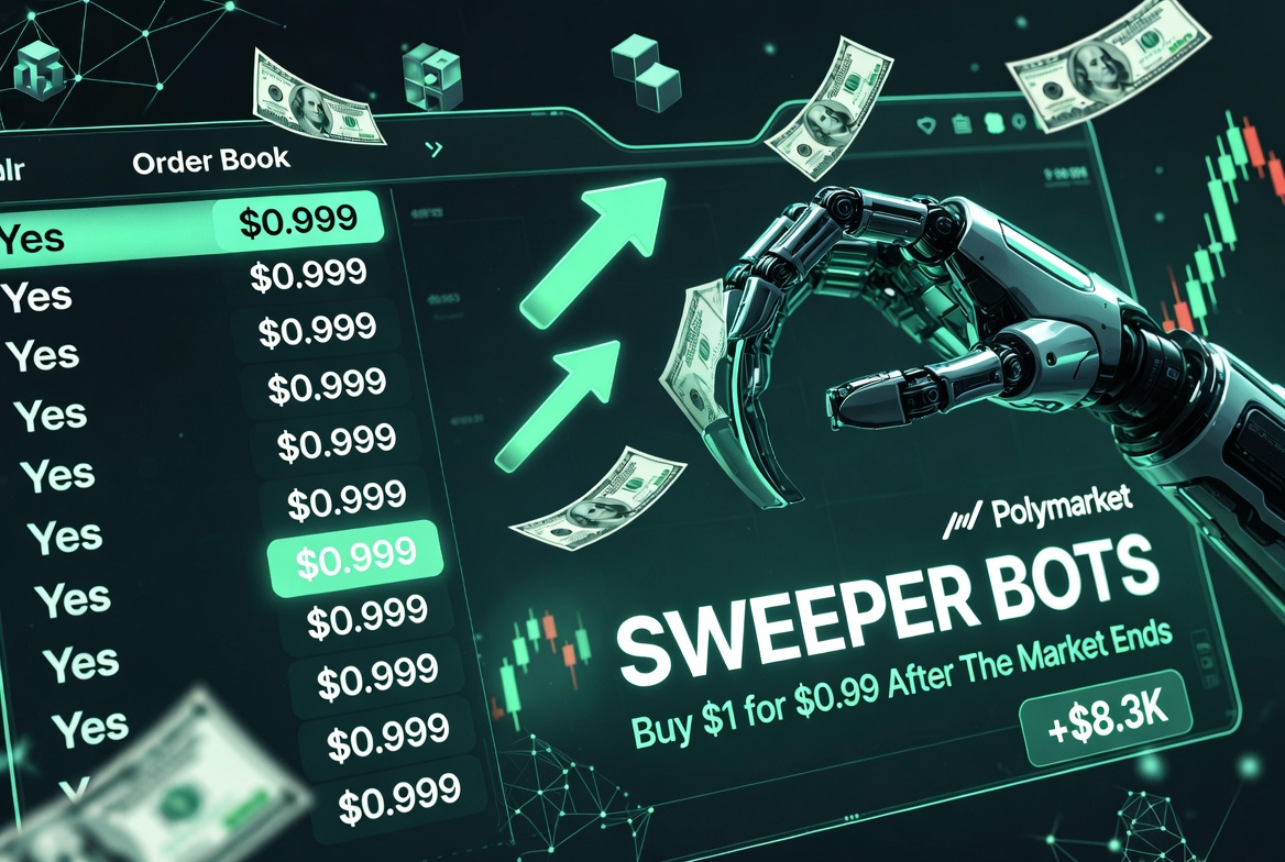 How Sweeper Bots Print Money on Polymarket After the Market Has Already Resolved (No Prediction…