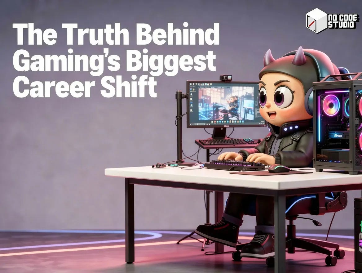 From Viewer to Creator:
The Data Behind Gaming’s Biggest Career Shift