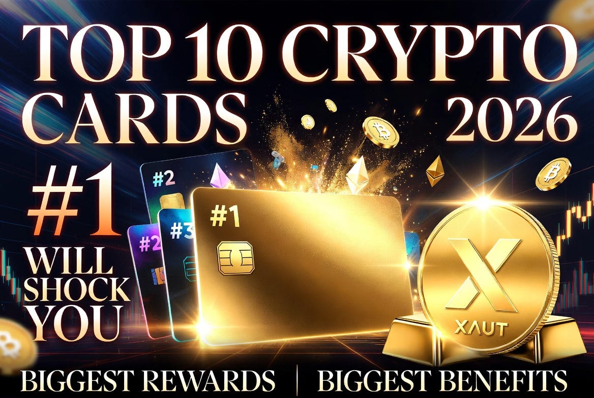Best Crypto Cashback Cards in 2026 (Top 10 Ranked)