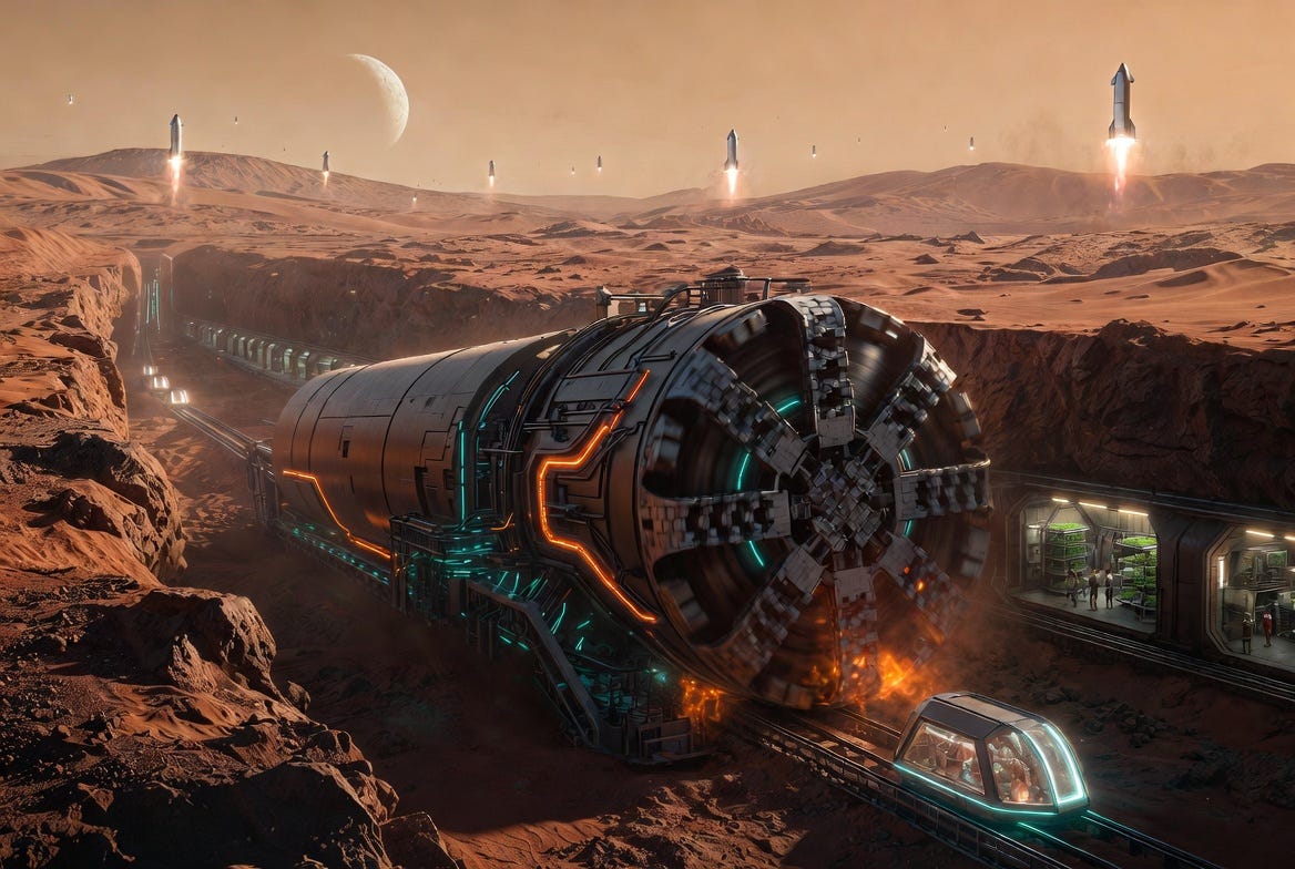 Could Tunnels Not Domes Be the Real Path to Living on Mars-