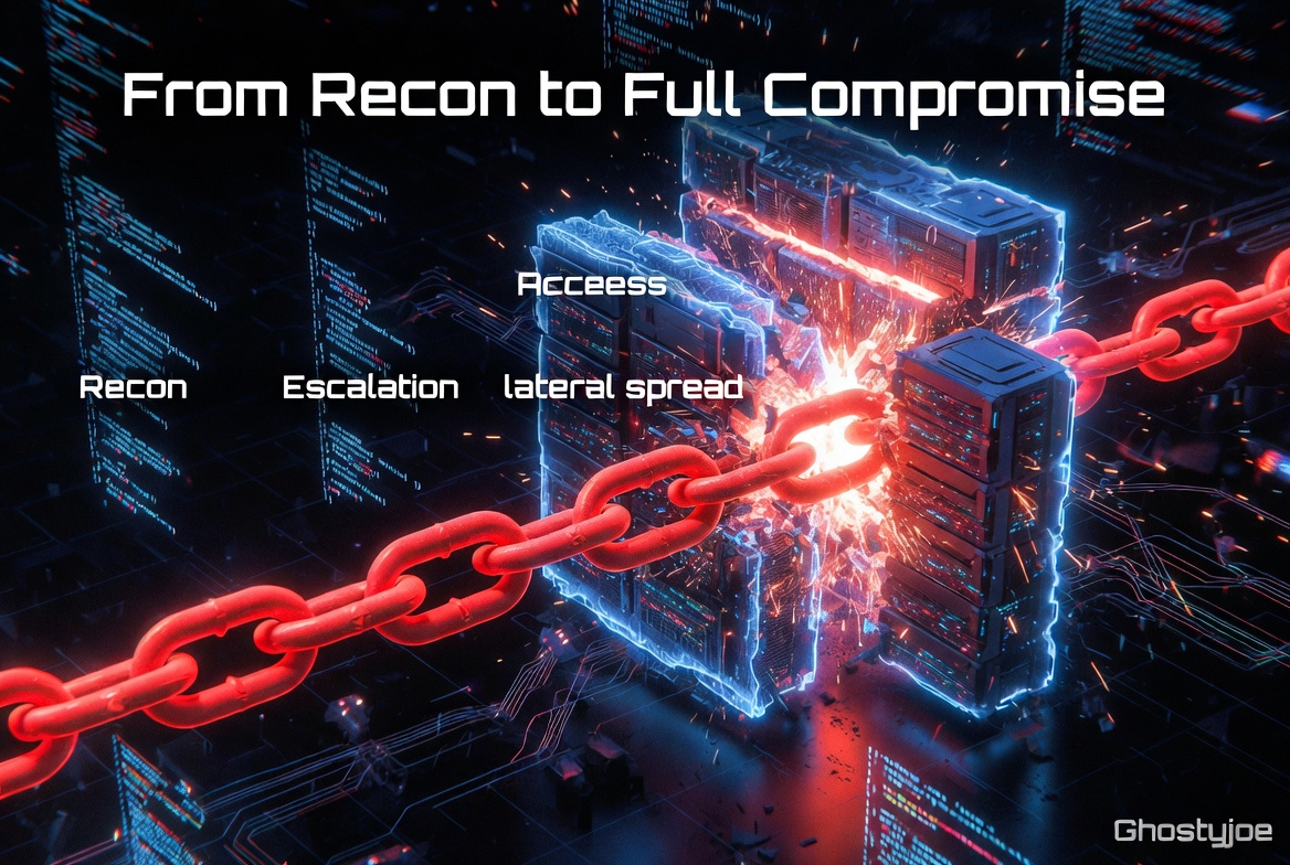 Full Kill Chain — From Recon → Root → Lateral → Real Impact