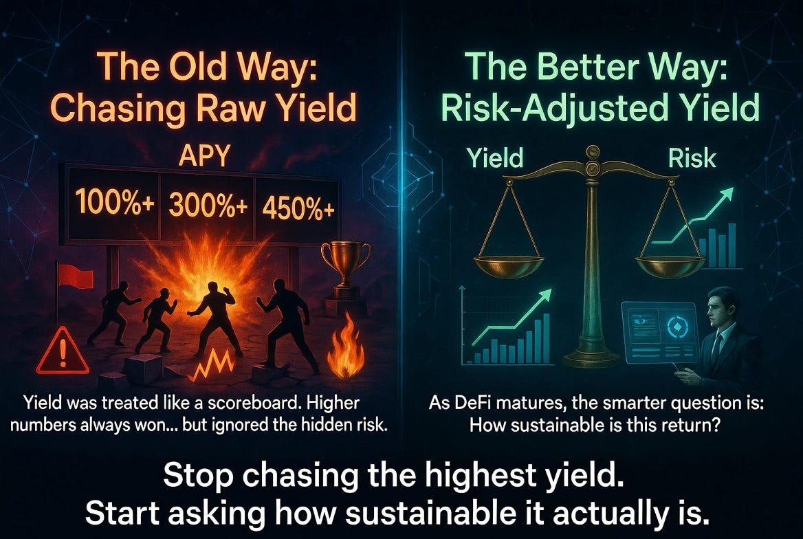 Risk-Adjusted Yield: The Metric DeFi Should Care About