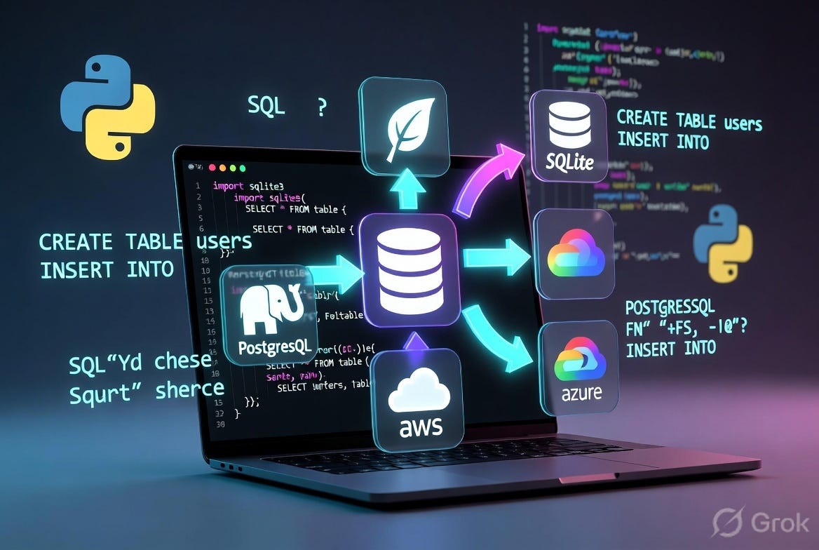 How to Work with Databases in Python: SQLite, PostgreSQL & Cloud Explained — part 1