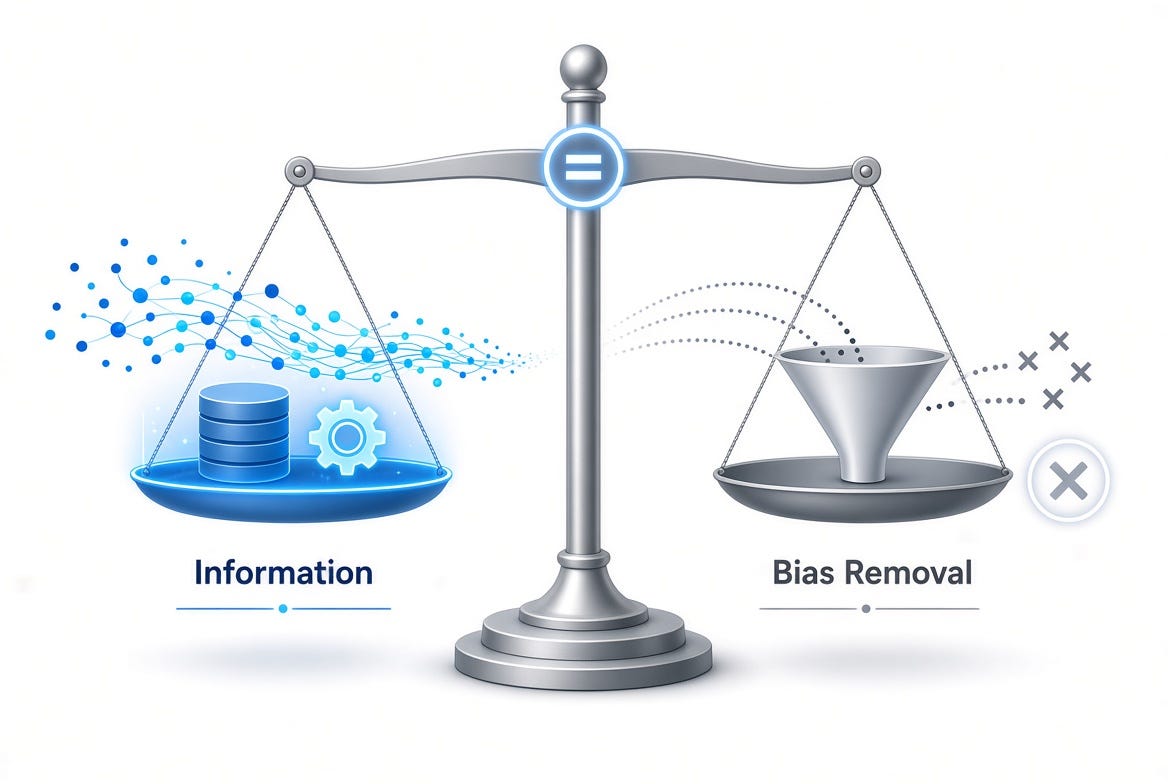 The Bias That Can’t Be Removed: Why Debiasing Is Mathematically Impossible