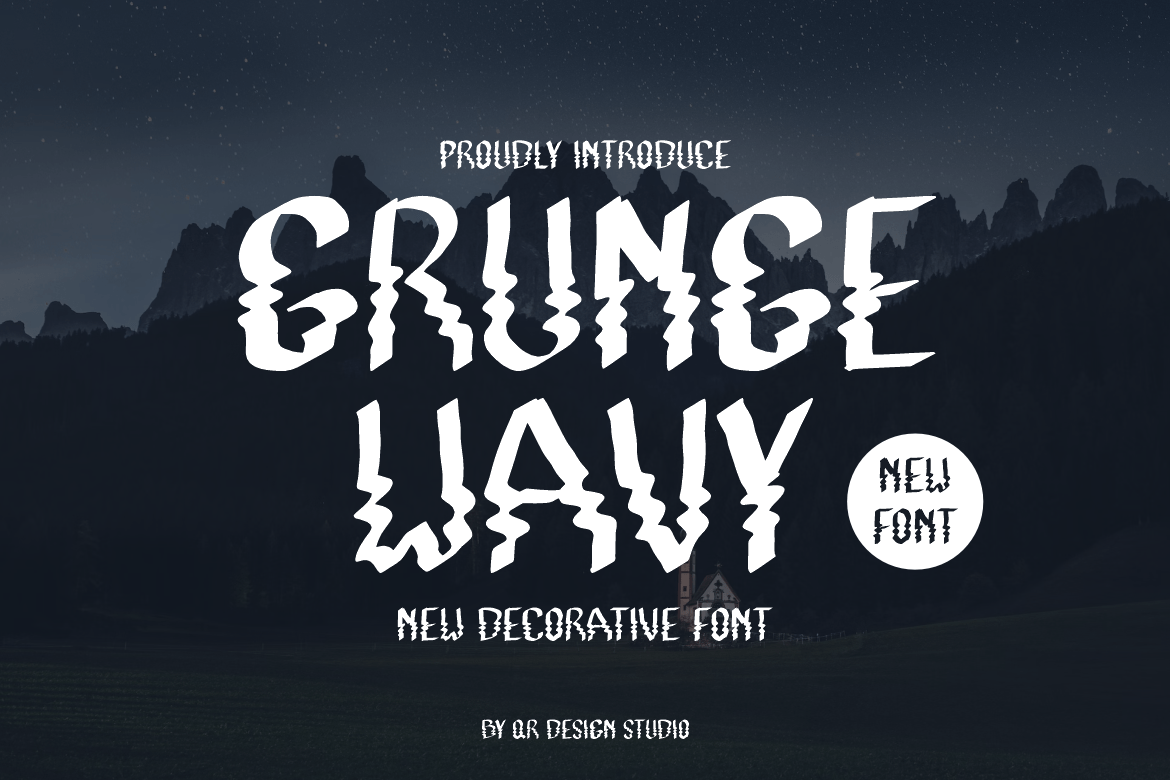 Grunge Wavy Font Download