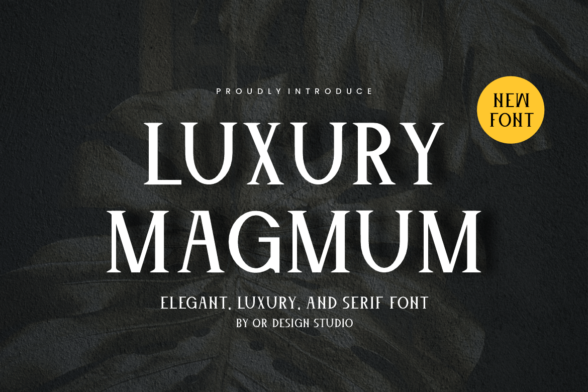 Luxury Magmum Font OTF