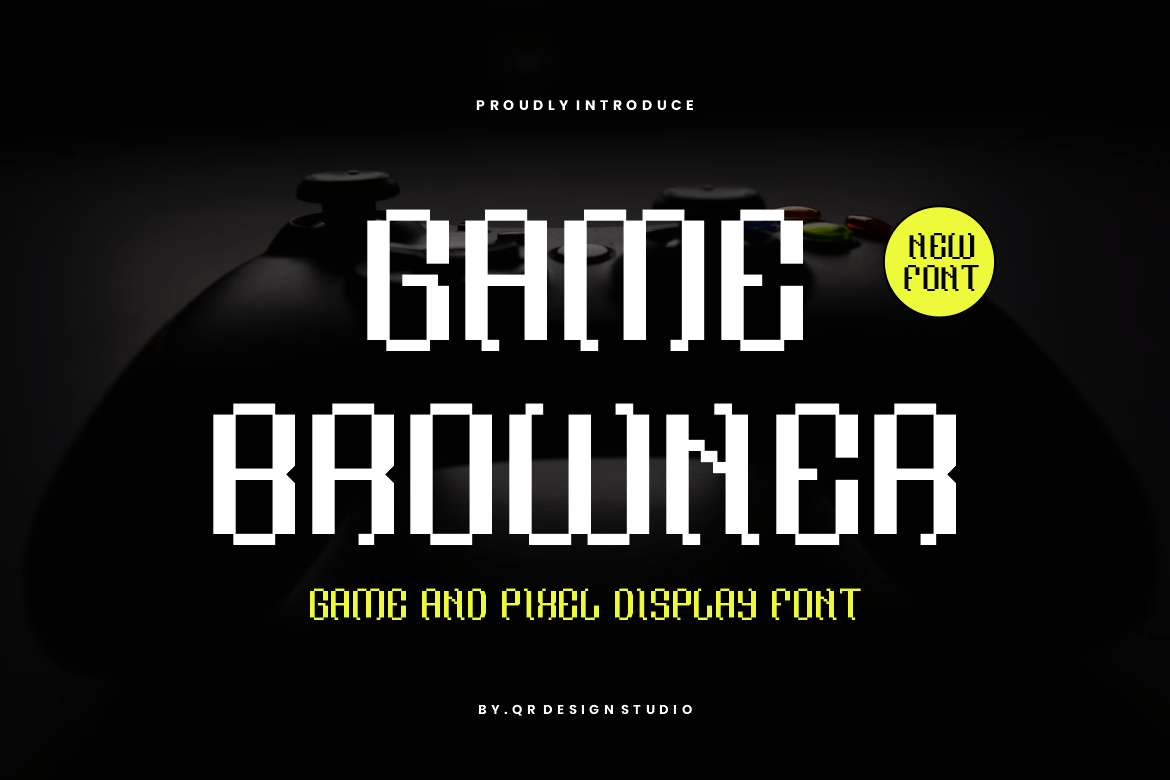 Game Browner Font (Display Fonts)