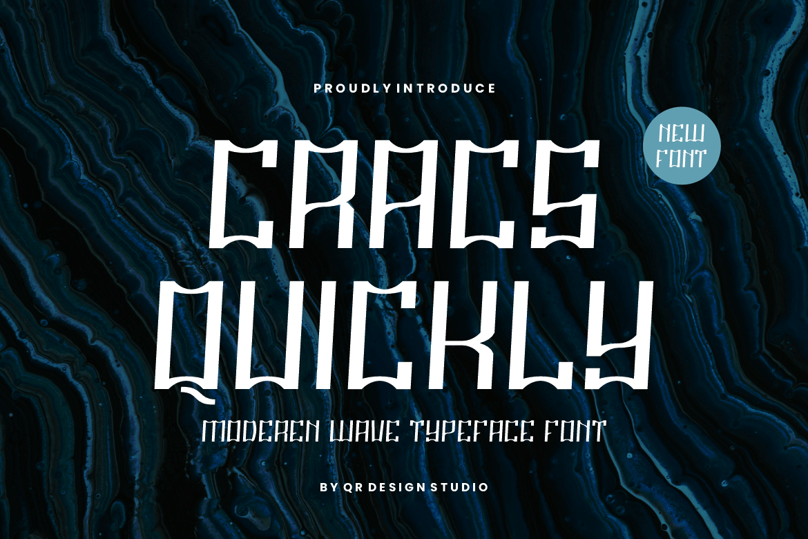 Cracs Quickly Font (Decorative Fonts)