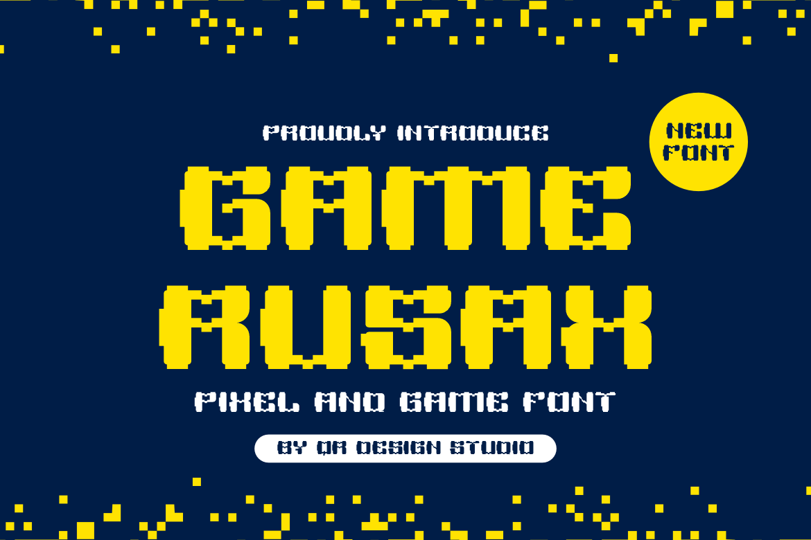 Game Rusax Font OTF