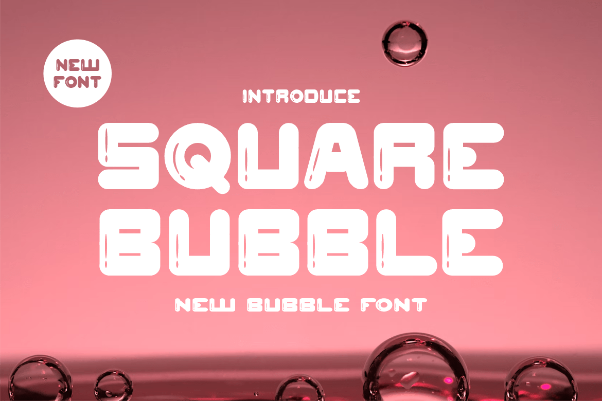 Square Bubble Font OTF
