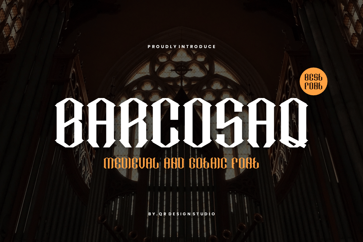 Barcosaq Font (Display Fonts)