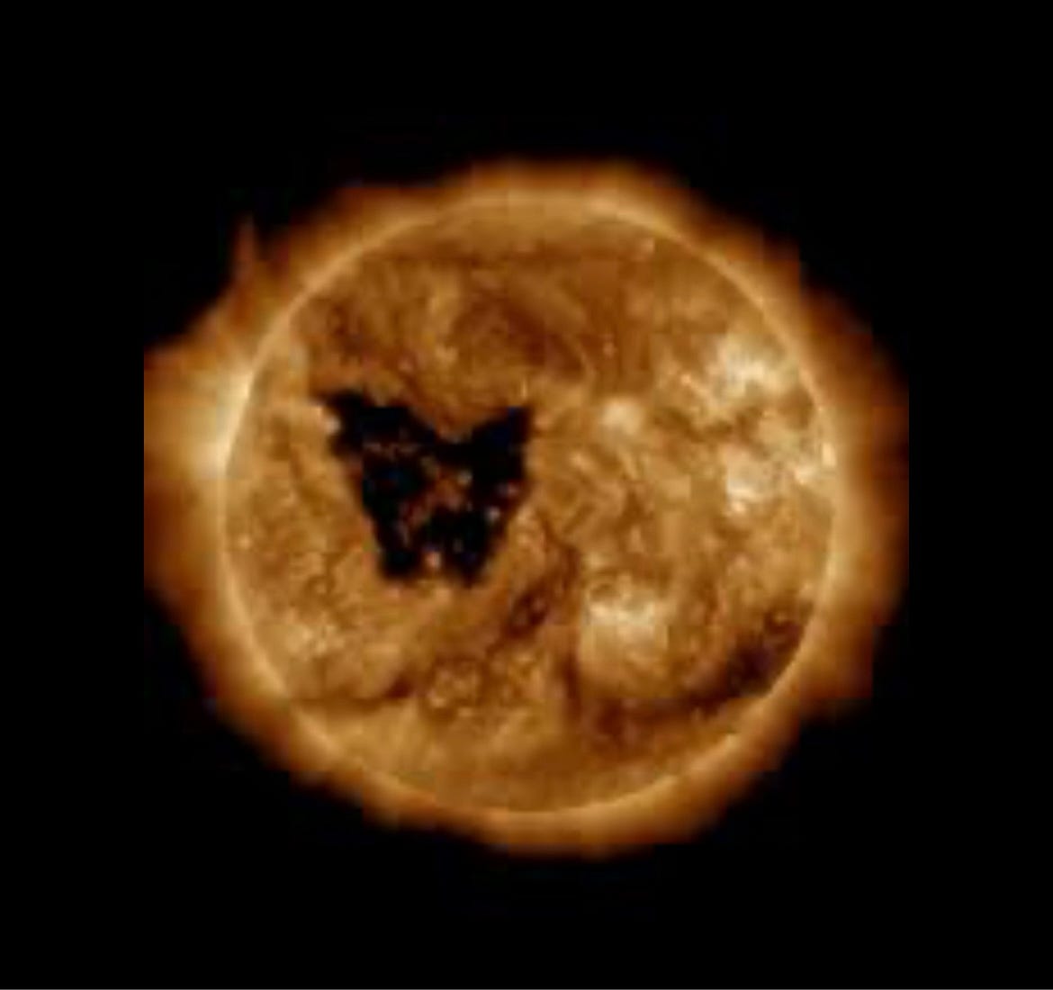 Why Is There Suddenly A Big-Ass Hole In The Sun-