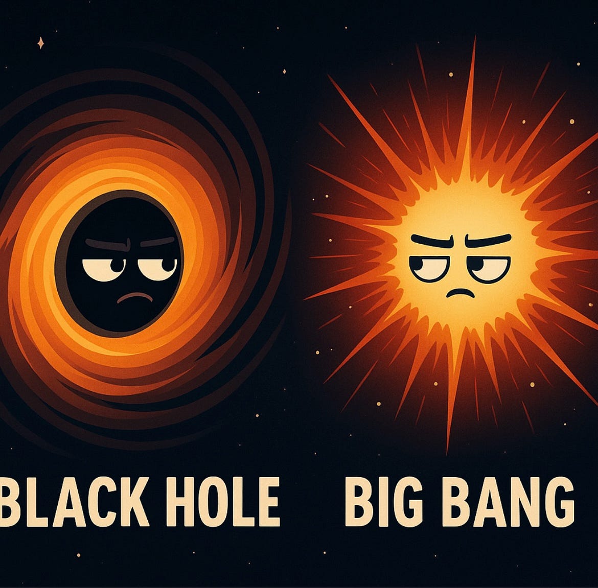Why Black Holes Look Suspiciously Like The Moment Before Creation