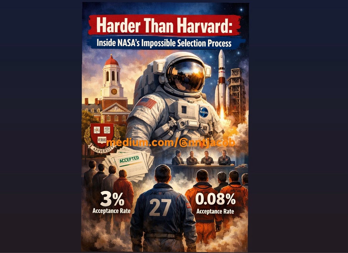 Harder Than Harvard: Inside NASA’s “Impossible” Selection Process.