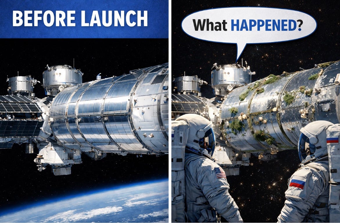 NASA Says Space Kills Everything Which Is Awkward Given The ISS Fungus NASA Says Space Kills Everything Which Is Awkward Given The ISS Fungus