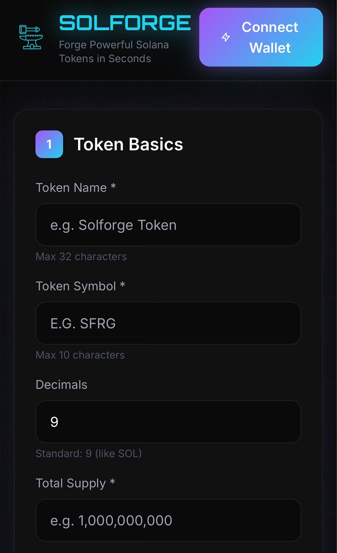 No Code Token Creator