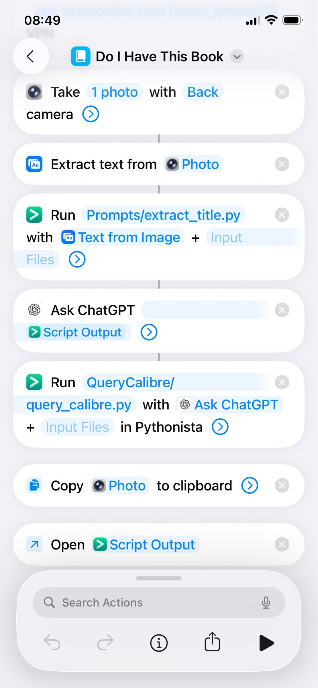 AI Workflow on Your iPhone