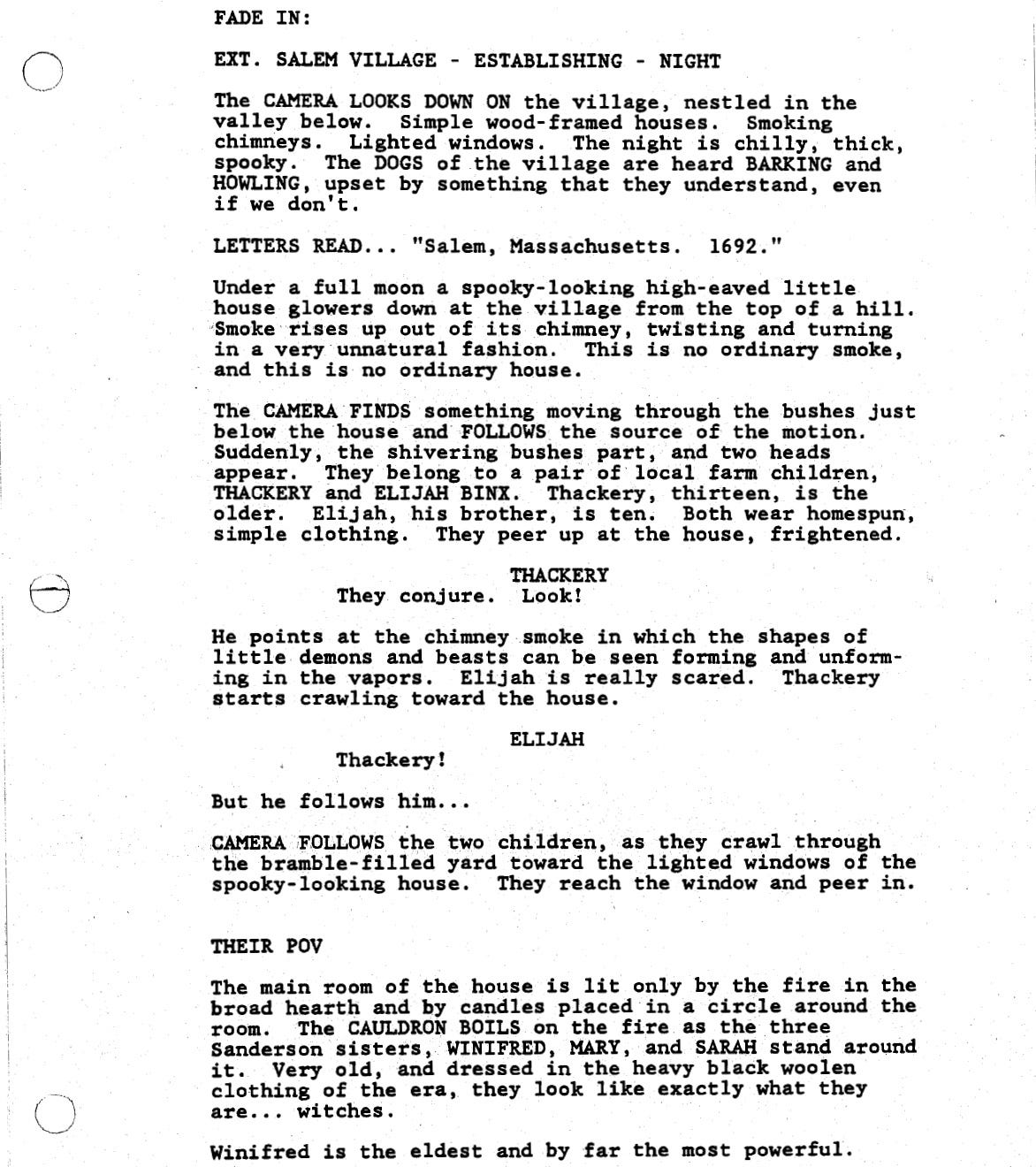 Page One: “Hocus Pocus” (1993) image