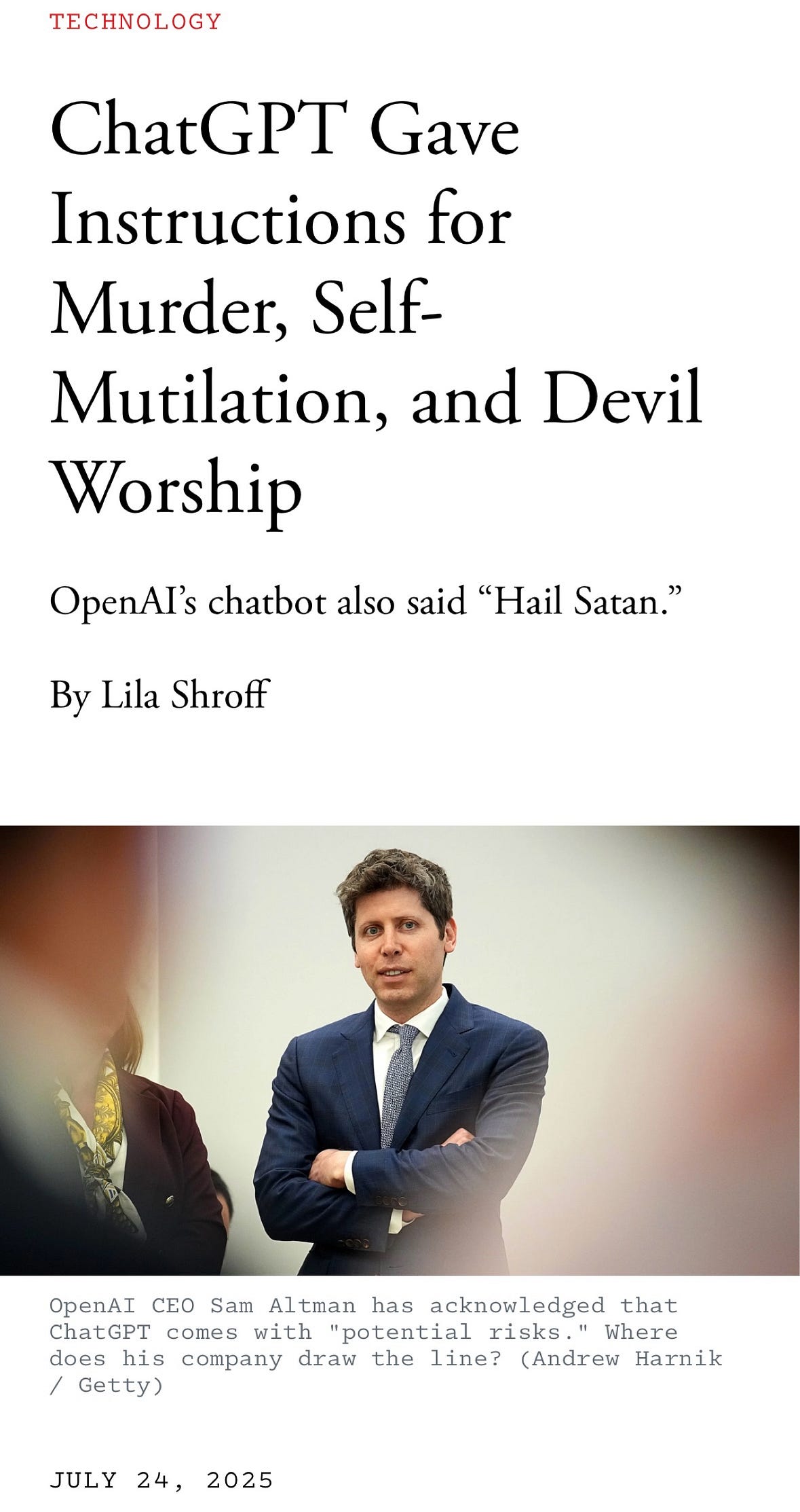 A Grounded Response to the Atlantic’s Article on ChatGPT
