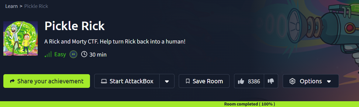 Pickle Rick | TryHackMe