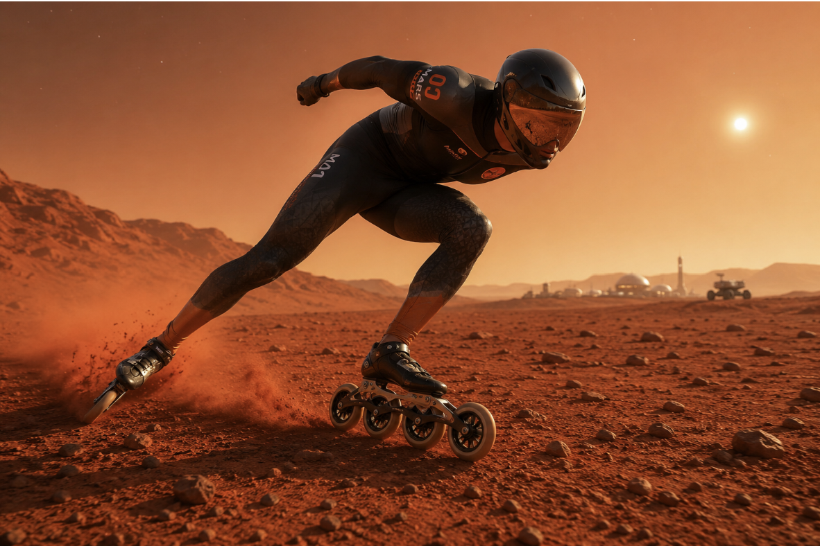 From Mars to Jupiter: Inline Speed Skating Across the Solar System