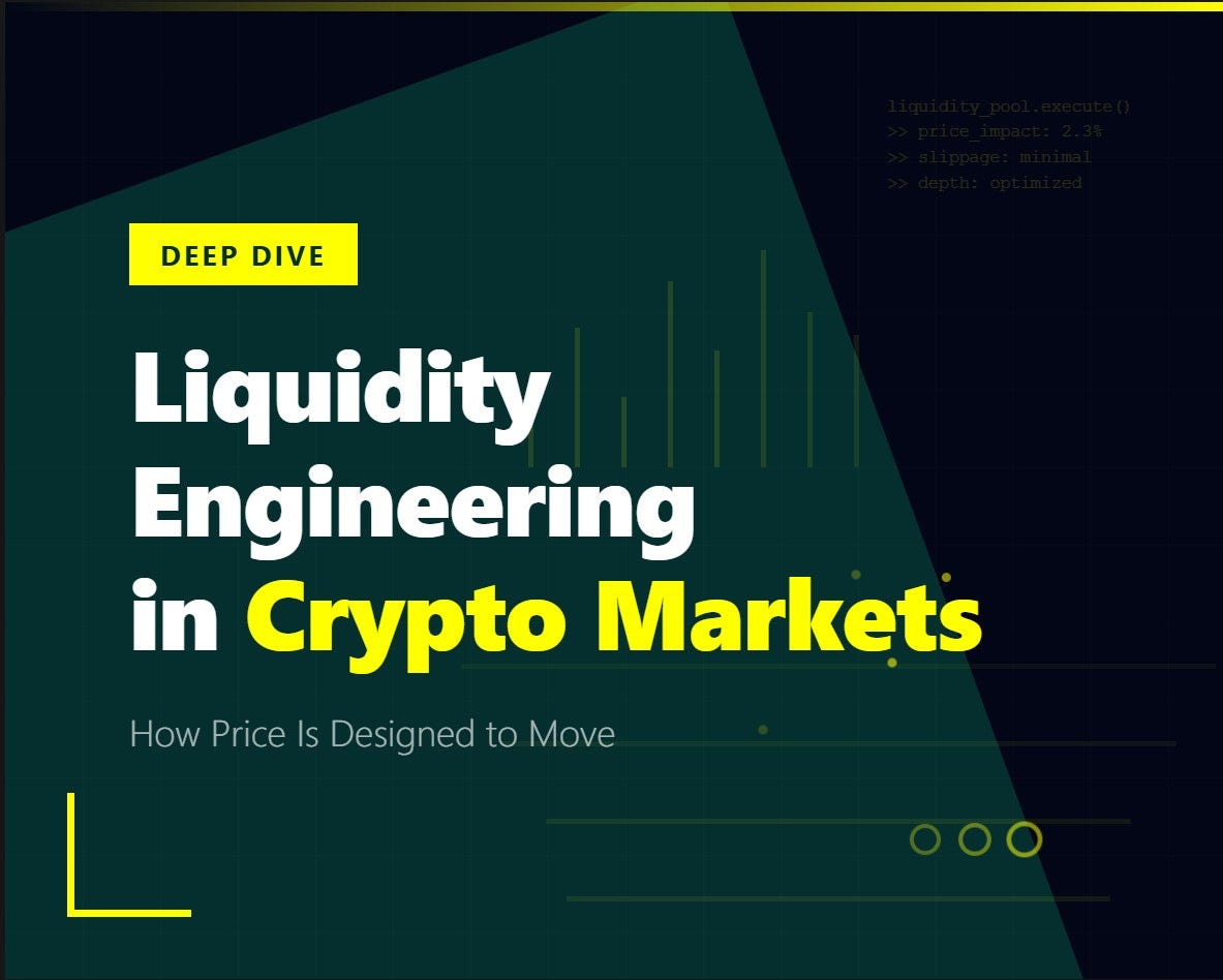 Liquidity Engineering in Crypto Markets: How Price Is Designed to Move