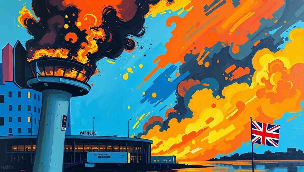 Cause of Heathrow Fire