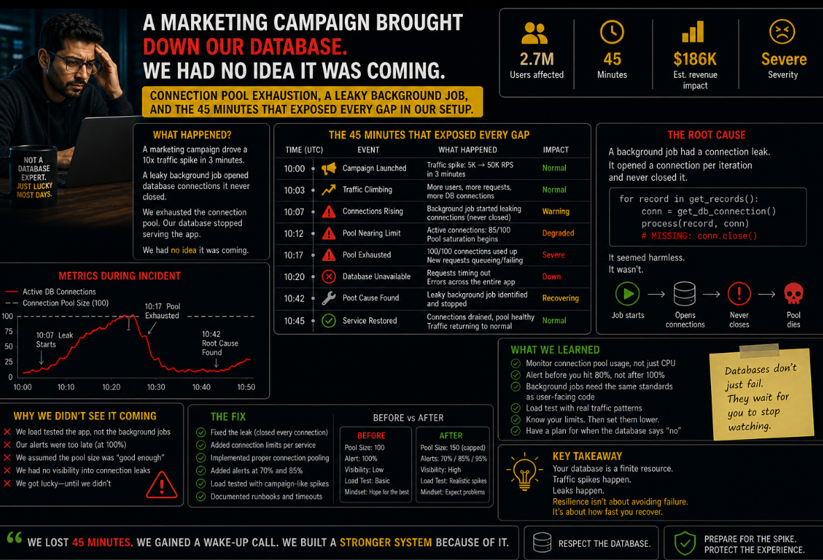 A Marketing Campaign Brought Down Our Database. We Had No Idea It Was Coming.
