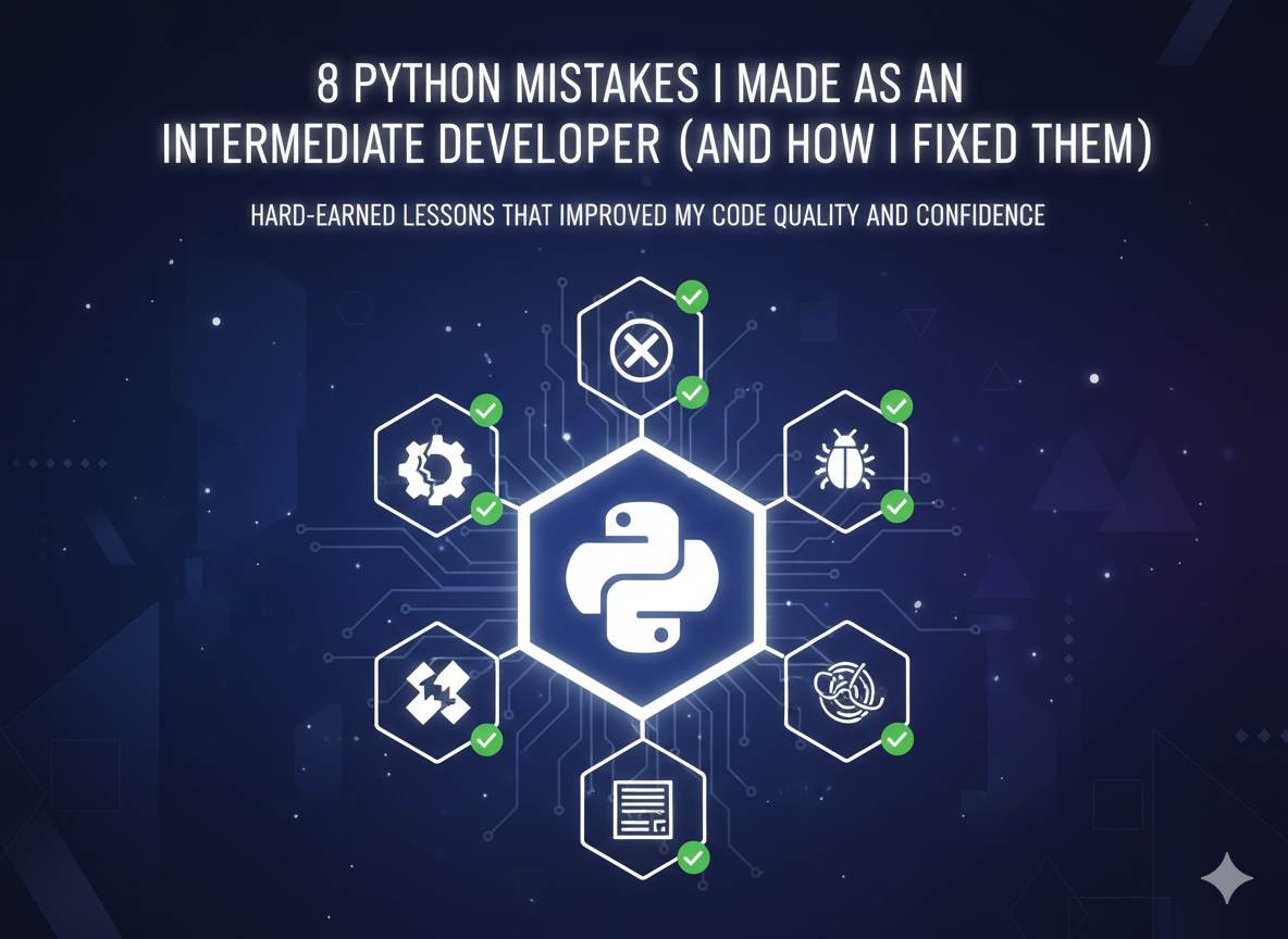 8 Python Mistakes I Made as an Intermediate Developer (And How I Fixed Them)